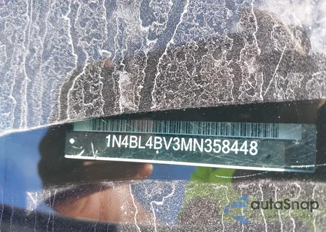 2021 Nissan Altima S Fwd z USA, uszkodzony, nr VIN 1N4BL4BV3MN358448